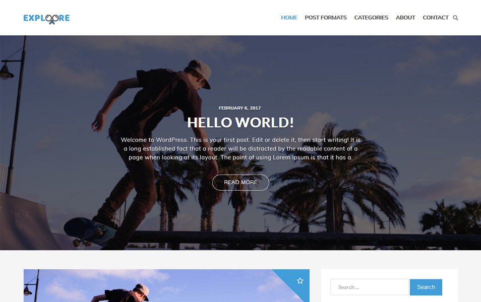 Exploore Responsive WordPress Theme