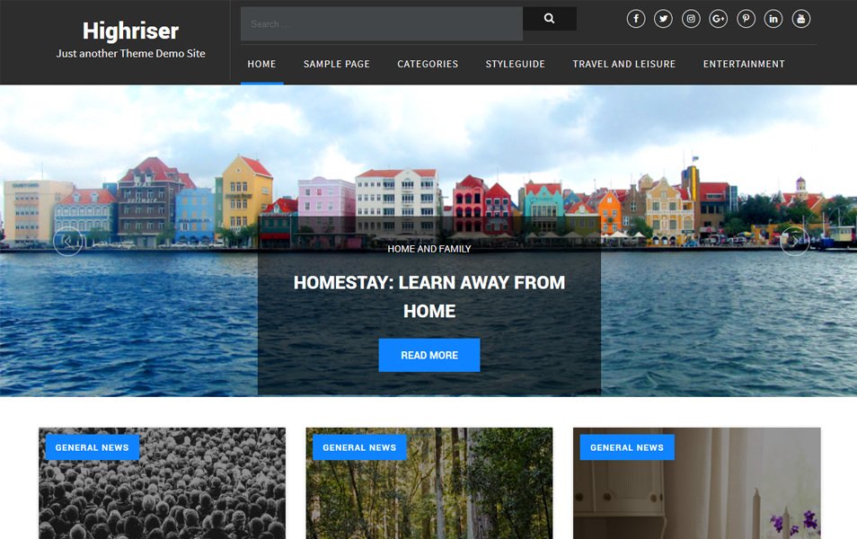 Highriser Responsive WordPress Theme