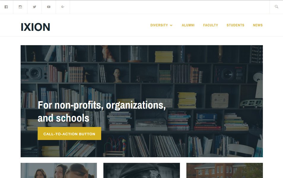 Ixion Responsive WordPress Theme