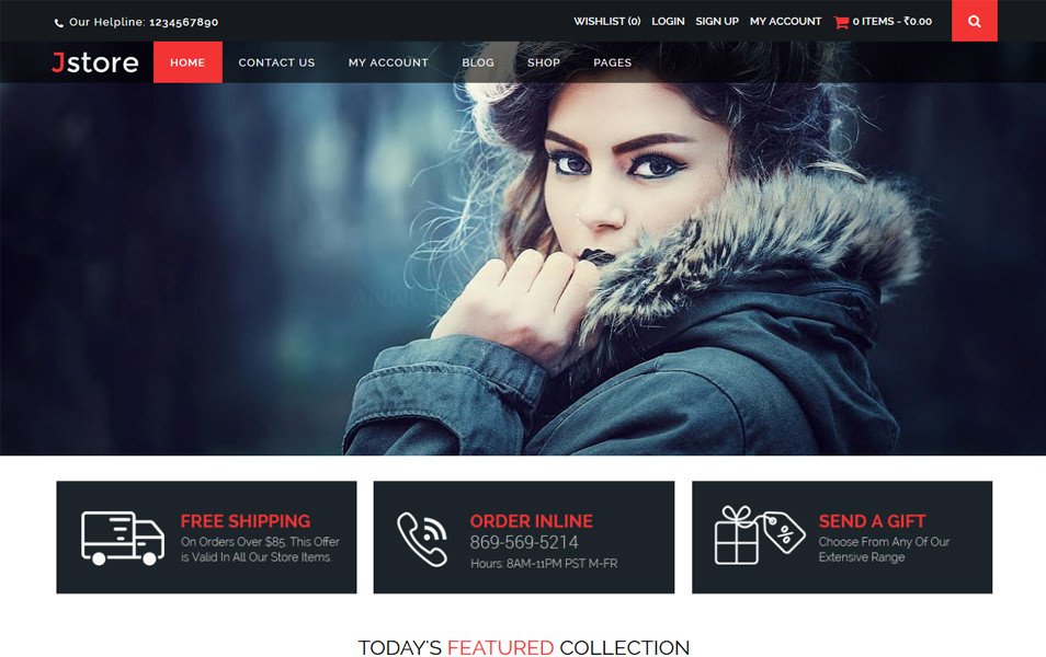 Jstore پاسخگو تم وردپرس