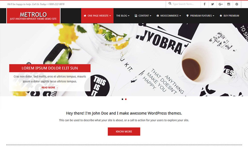 Metrolo Responsive WordPress Theme
