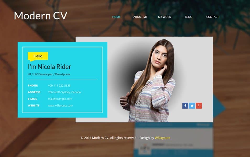 responsive web template
