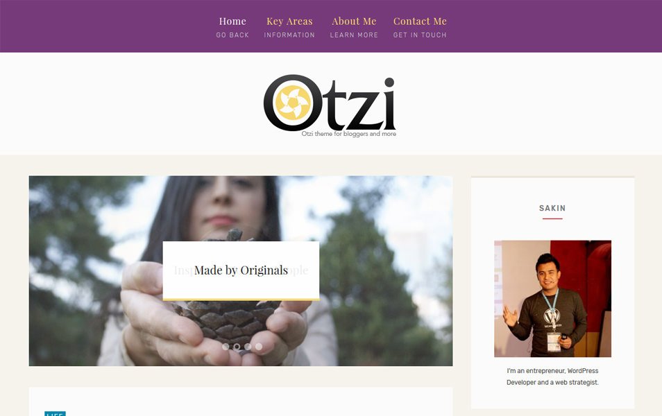 Otzi Lite Responsive WordPress Theme
