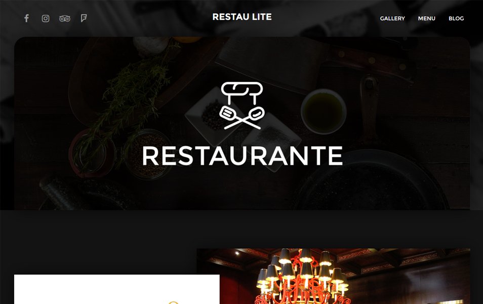 Restau Lite Responsive WordPress Theme