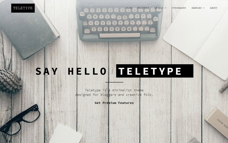 Teletype Responsive WordPress Theme