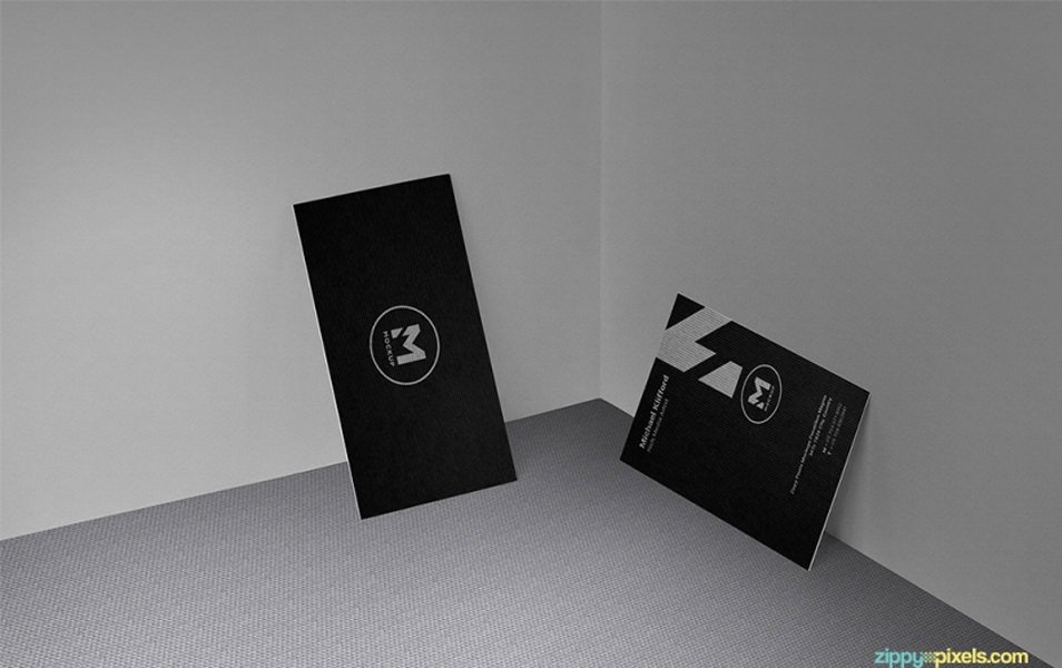 3 Free Outstanding Business Card Mock-ups