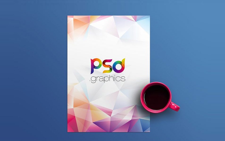 A4 Paper Mockup Free PSD