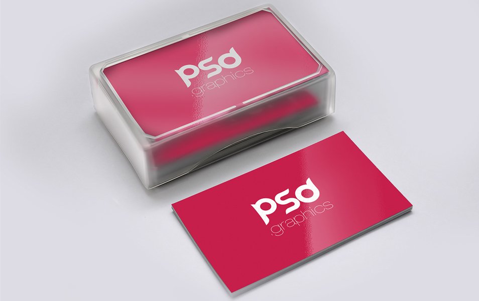 Business Card Mockup Free PSD Graphics