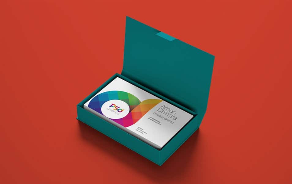 Business Card Mockup PSD