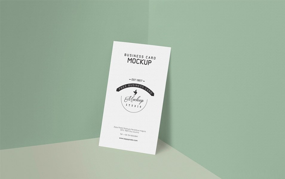 Customizable Free Business Card Mockup