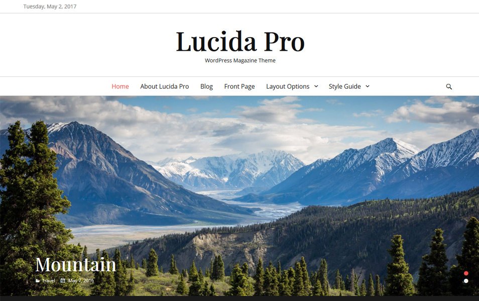 Lucida Responsive WordPress Theme