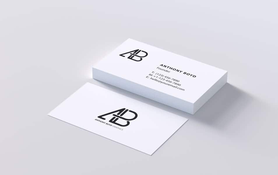 Modern Business Card PSD Mockup