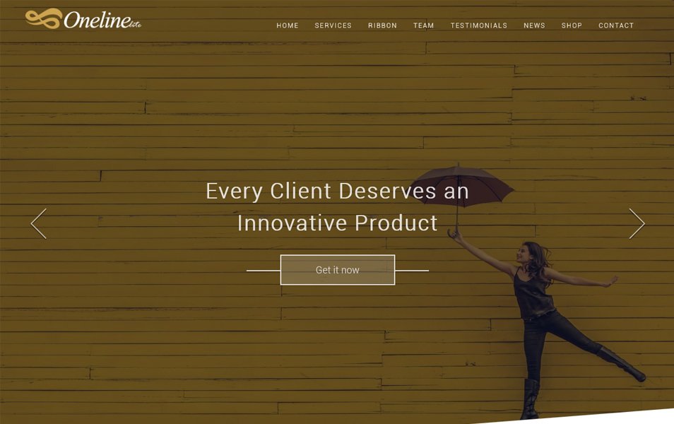 Oneline Lite Responsive WordPress Theme