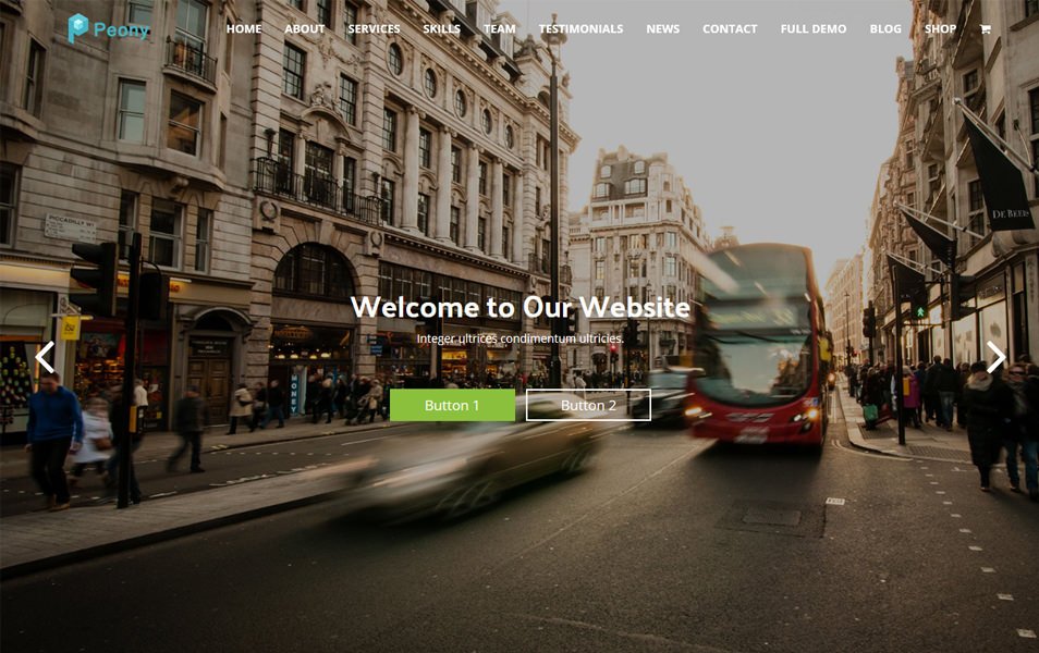 Peony Responsive WordPress Theme