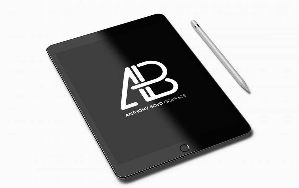 Realistic iPad Pro Mockup Vol.2