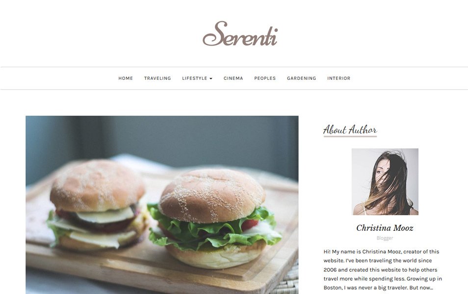 Serenti Responsive WordPress Theme