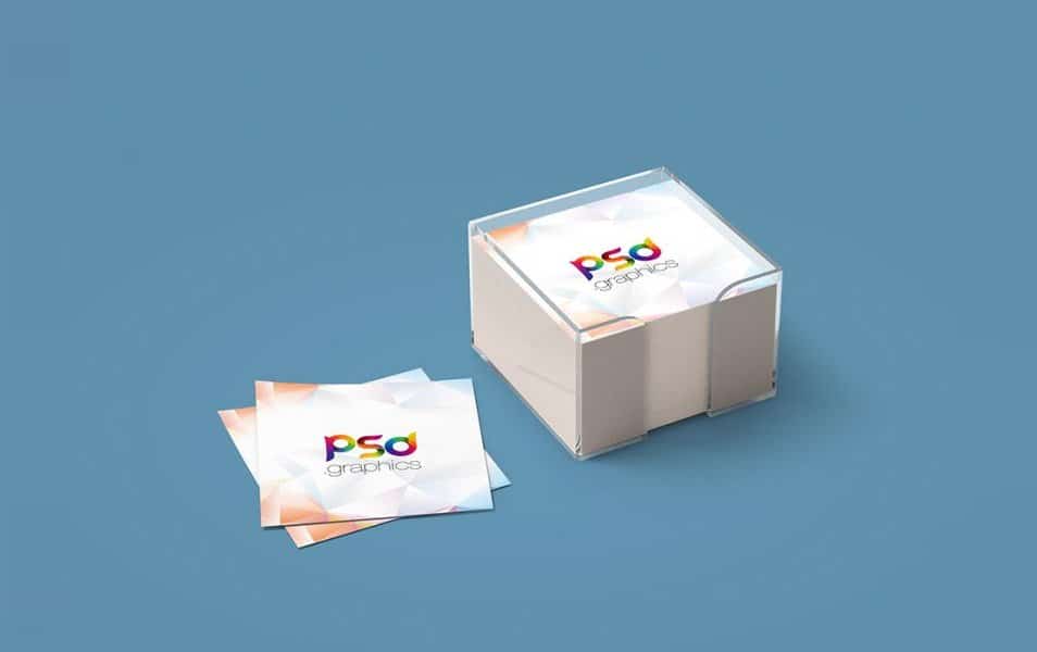 Sticky Notes Branding Mockup Free PSD
