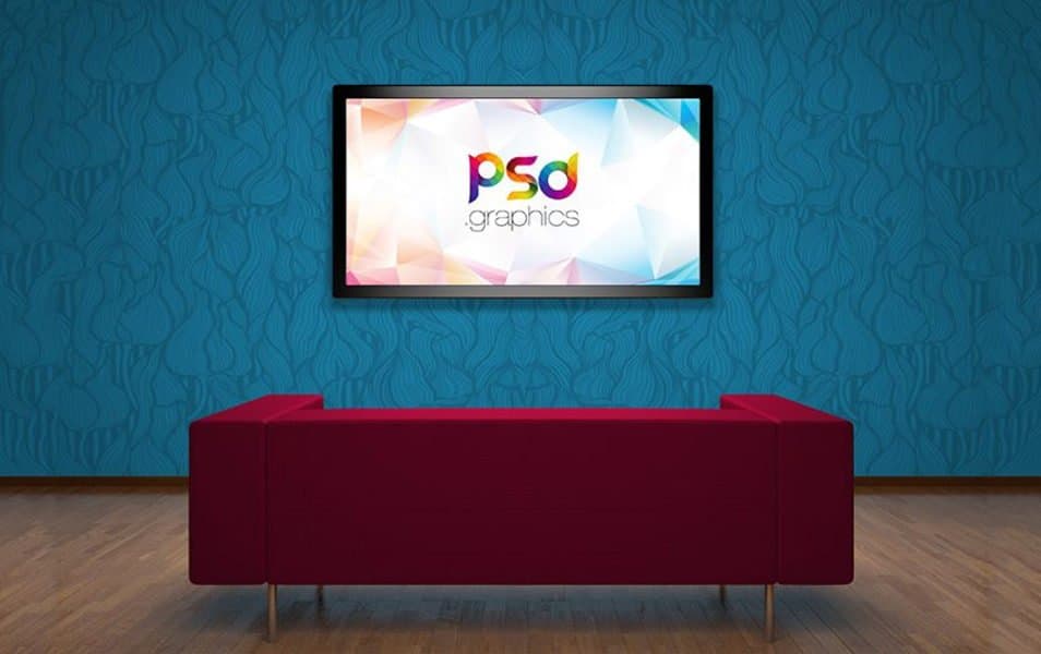 TV Mockup Free PSD
