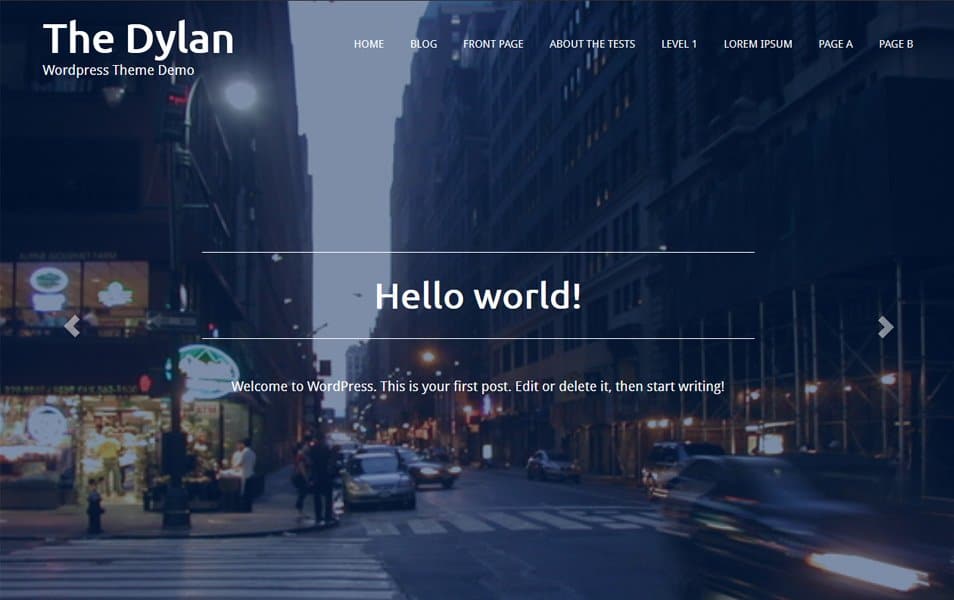 The Dylan Responsive WordPress Theme