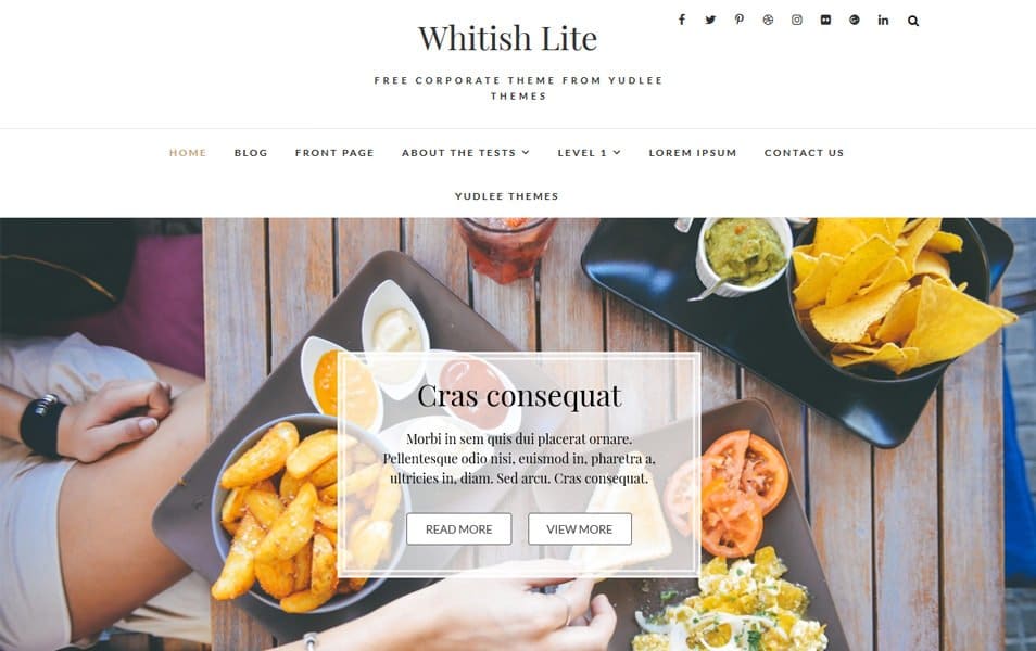Whitish Lite Responsive WordPress Theme