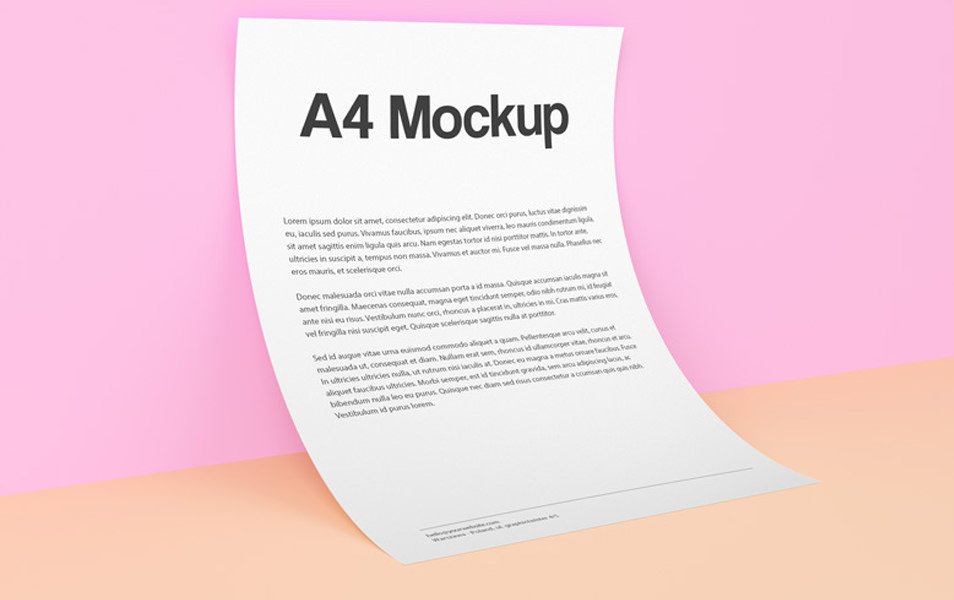 A4 Mockup