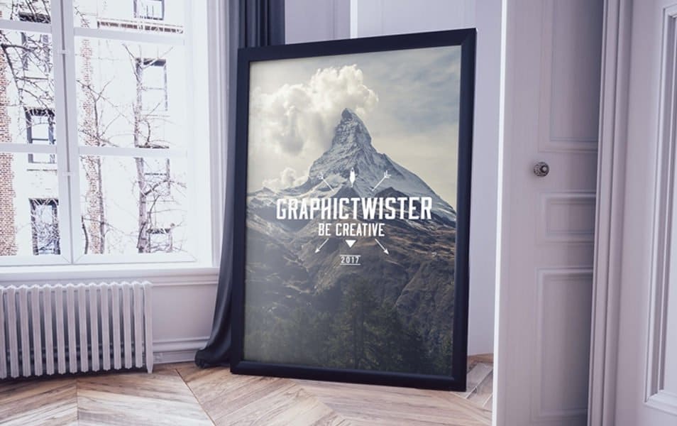 Big Picture Frame on the Floor