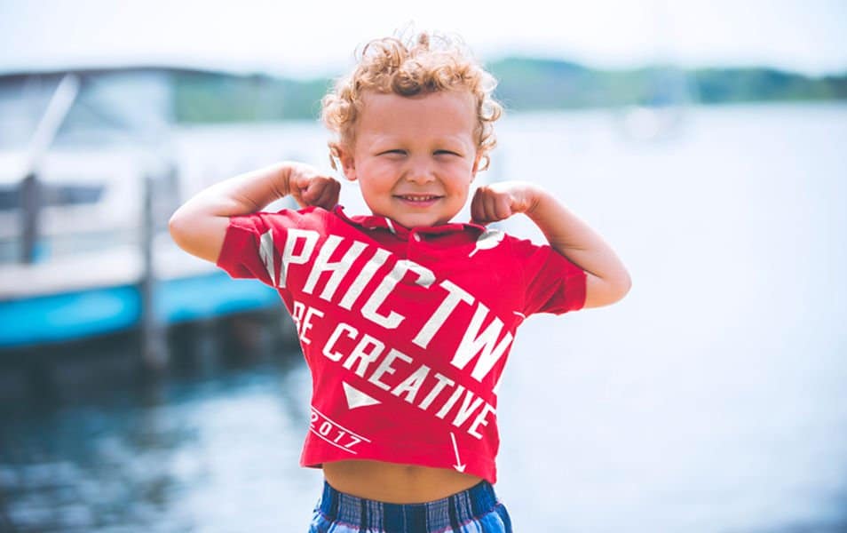 Child t-shirt Mockup