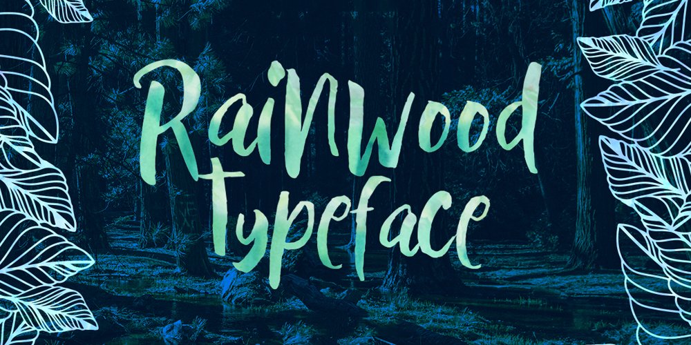 Rainwood تایپ فیس