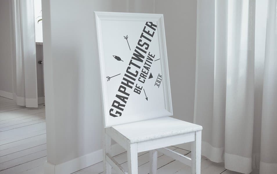 White Clasic Poster Frame