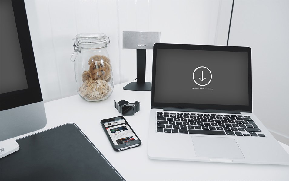 Workstation Mockup v.8